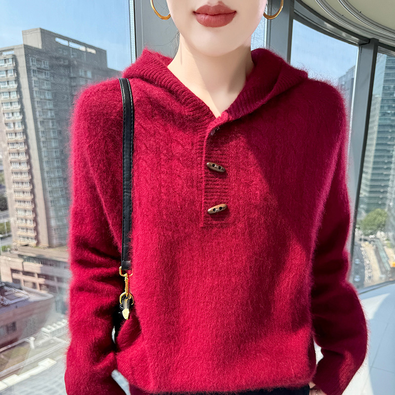 100% Pure Mink Cashmere Knitte - Wool Coat Peacoat 评论和价格