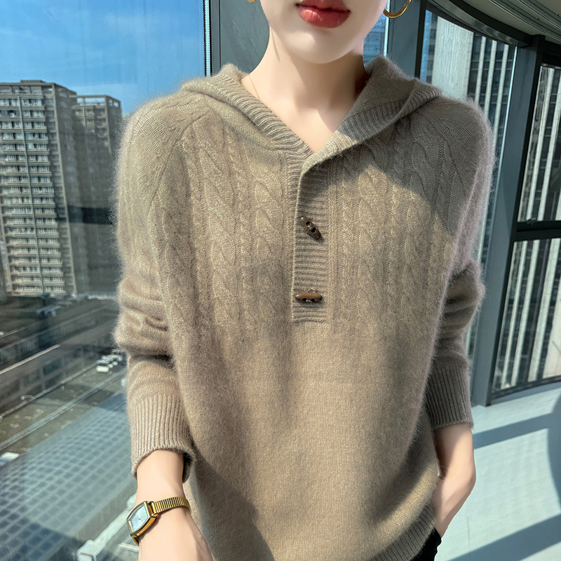100% Pure Mink Cashmere Knitte - Wool Coat Peacoat 评论和价格